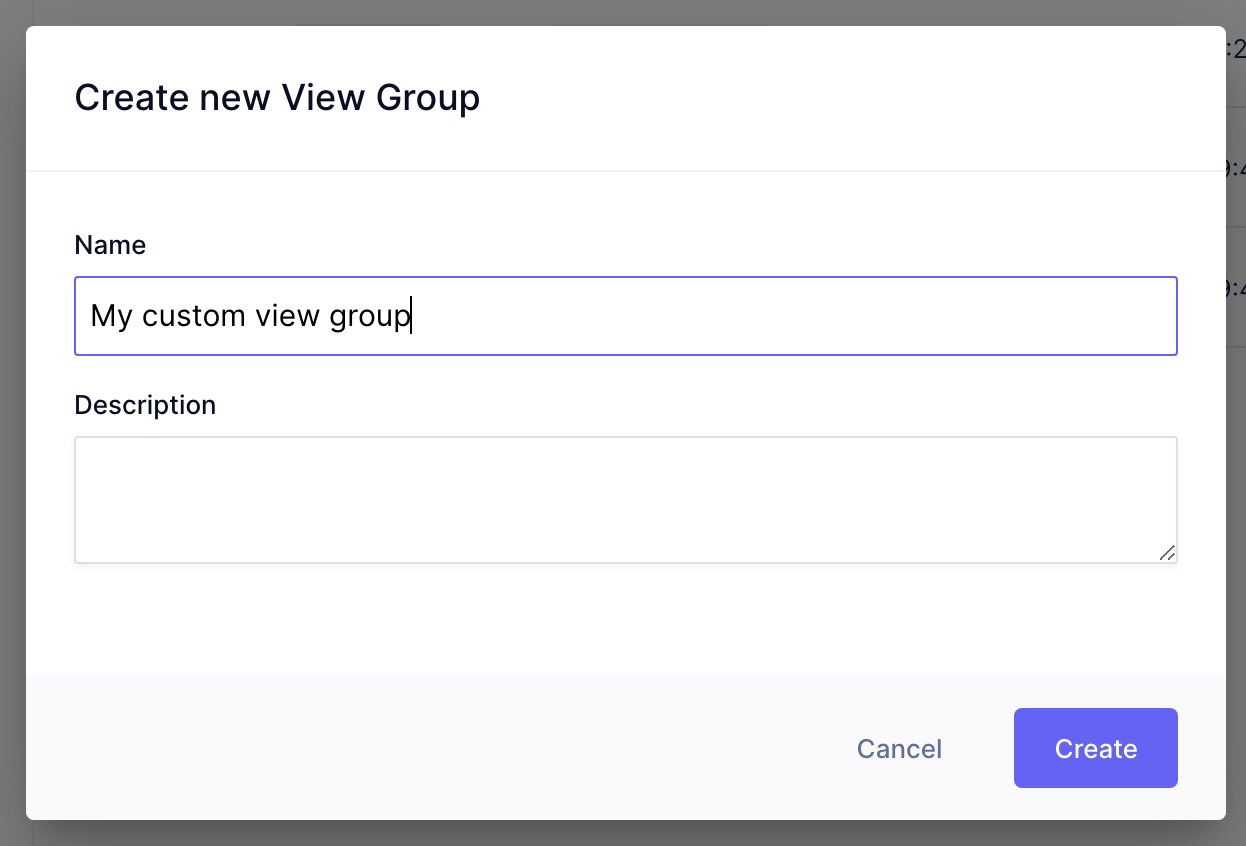 Save custom view group
